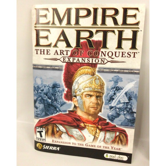 Empire Earth The Art of Conquest Expansion PC Game Manual Tech Tree - Picture 5 of 6